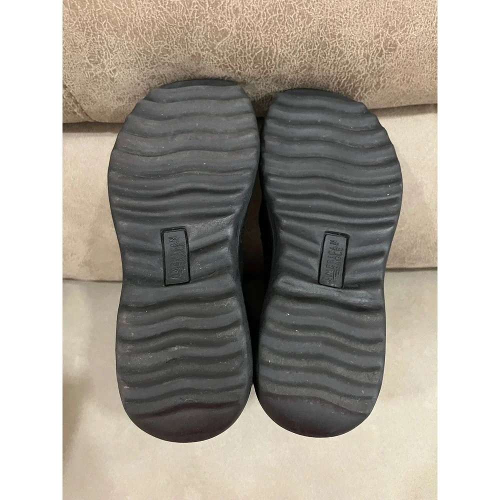 American Eagle Women's Haile Boots  8 Black Good Suede Faux‎ Fur Zipper